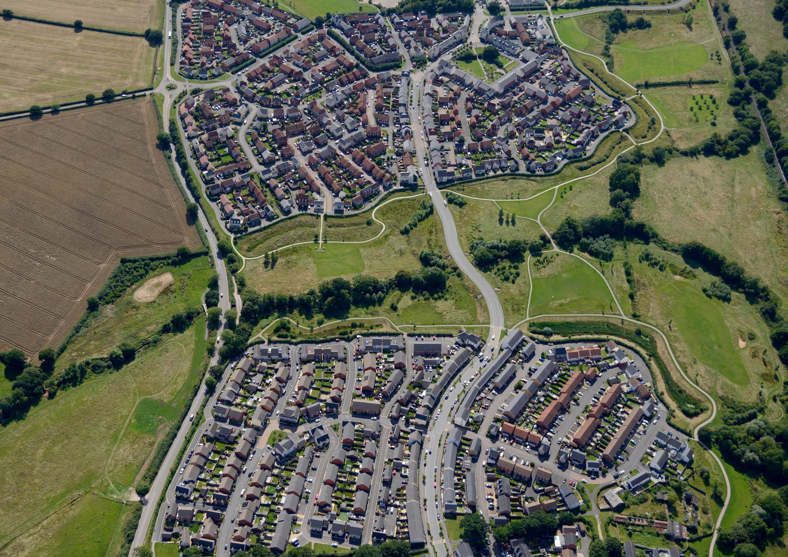 East Devon's new town of Cranbrook. (c) Still Imaging
