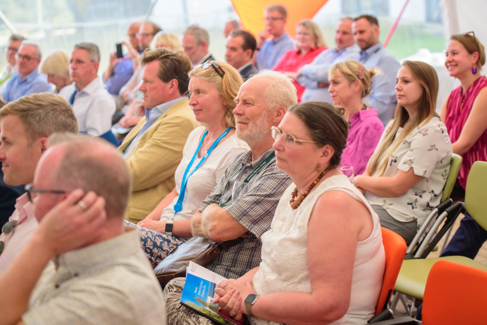 Delegates celebrate the Enterprise Zone sustainable achievements