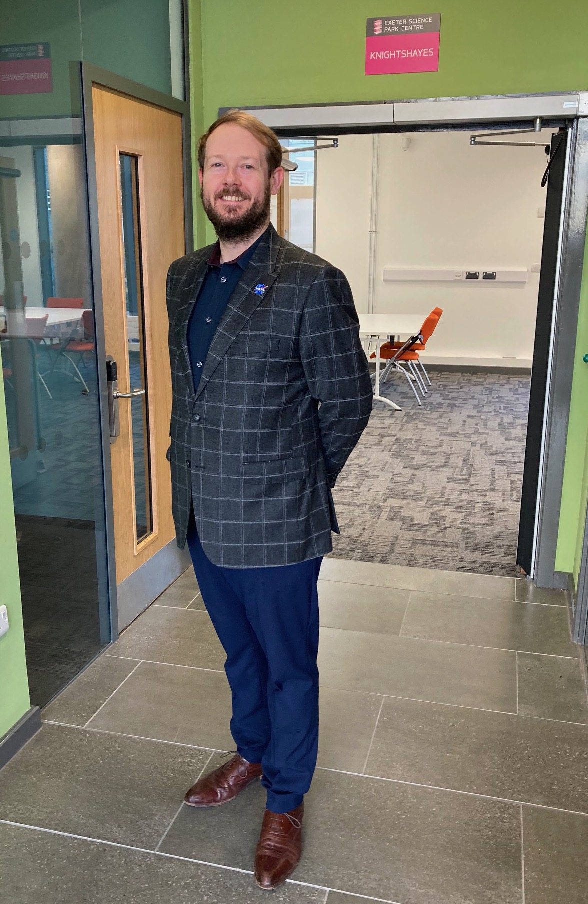 David Morgan pictured at Exeter Science Park