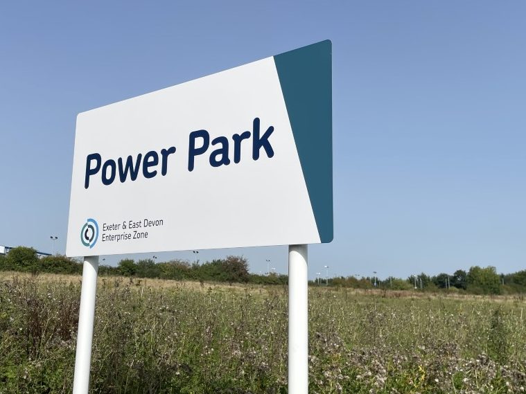 Power Park sign