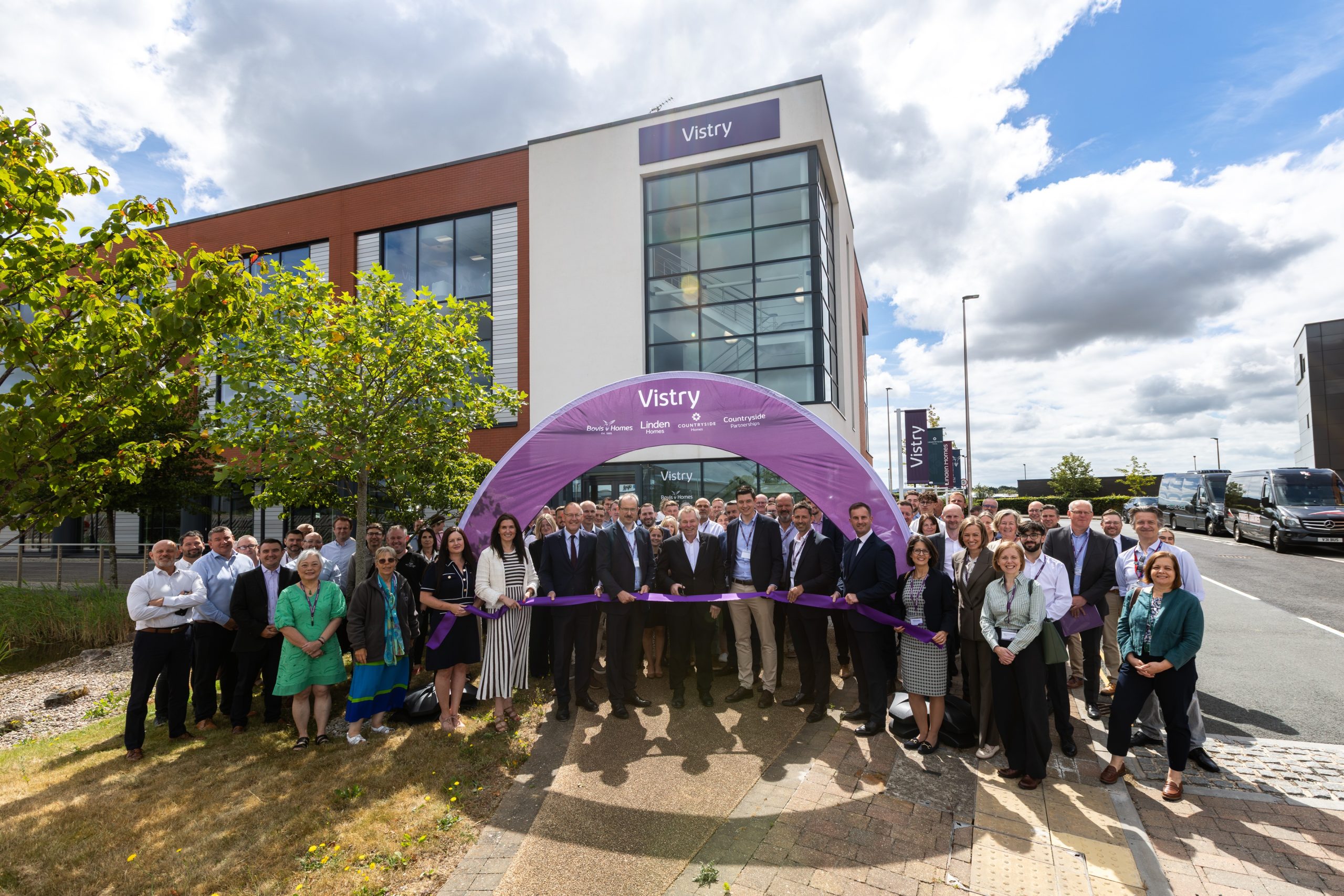 Vistry celebrate new premises at Skypark